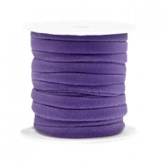 Stitched elastisch Ibiza koord 4mm Purple